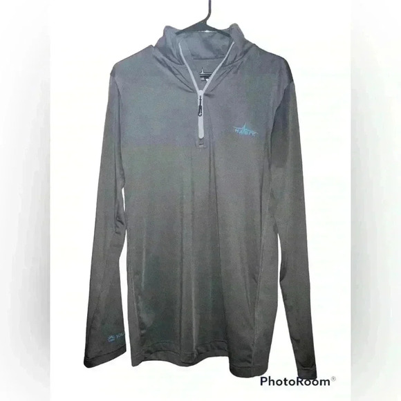 HABIT Men’s Activewear Solar Factor Quarter Zip Shirt Size Small - Picture 1 of 3